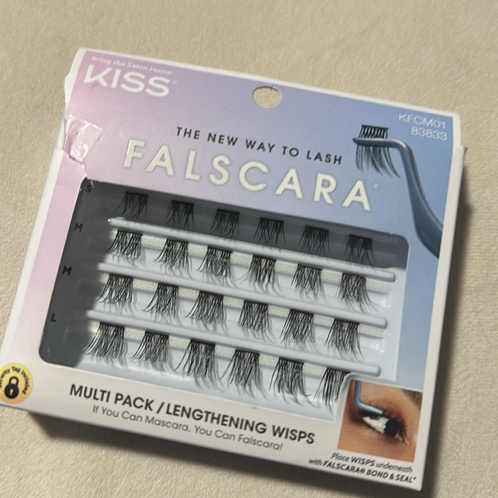 KISS Falscara Lengthening Lash Wisp Extension, Fake Lashes